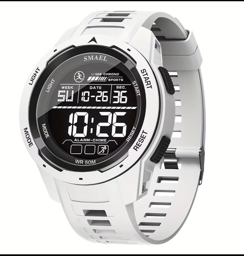 SMAEL LED Digital - Alb
