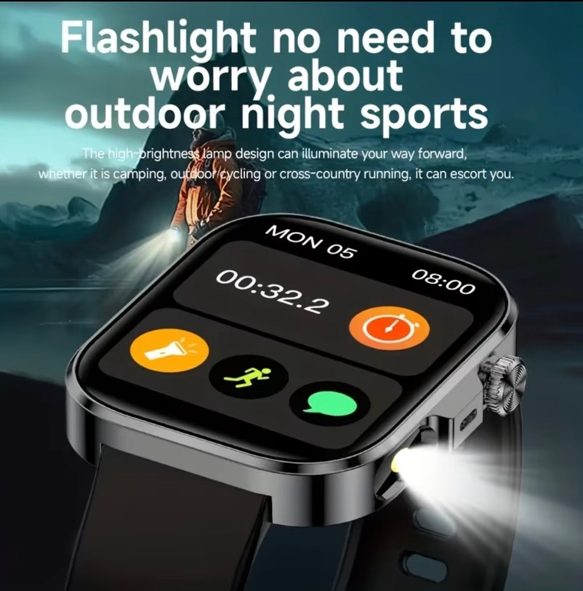 Smartwatch Premium Noir - Sport