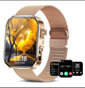 Smartwatch Gold Metallic– Brățară Metalică Milanese