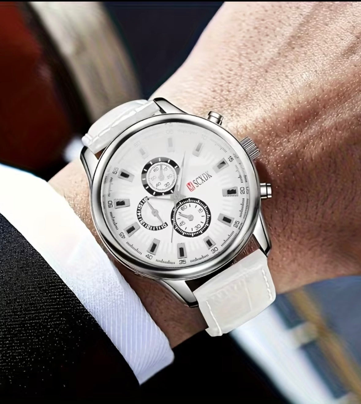 Ceas Elegant MSCKDK – Alb